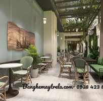 5 Ghế cafe mây nhựa