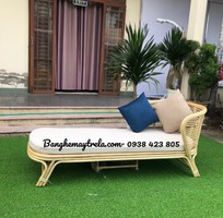 Ghế mây nằm thư giãn dáng dài