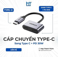 Cáp chuyển Type-C sang Type-C   Audio  PD 30W