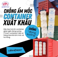 Container đi biển có cần dây treo hút ẩm để chống đọng sương