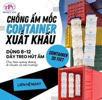 1 Container đi biển có cần dây treo hút ẩm để chống đọng sương