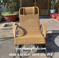 2 Ghế bập bênh thư giãn mây nhựa