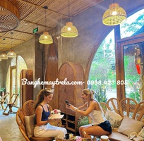 Ghế sofa mây cánh hoa