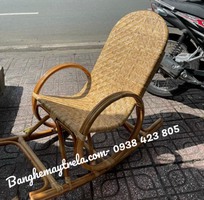 1 Ghế bập bênh mây đan kín ngồi thư giãn