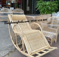 9 Ghế bập bênh mây đan kín ngồi thư giãn
