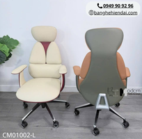 1 Ghế xoay lãnh đạo lưng cao nệm da thật CM01002-L tại HCM