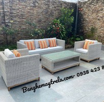 9 Bàn ghế đan mây nhựa