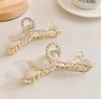 Kẹp tóc kim loại sang chảnh