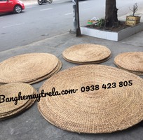 Thảm lục bình tròn trải sàn trang trí