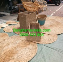 2 Thảm lục bình tròn trải sàn trang trí