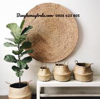 5 Thảm lục bình tròn trải sàn trang trí
