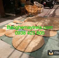 3 Thảm lục bình tròn trải sàn trang trí