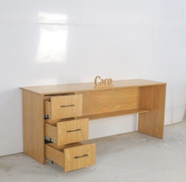 Bàn Làm Việc Tại Nhà Gỗ MDF Phủ Melamine Vân Gỗ Sồi Cao Cấp
