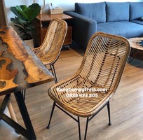 1 Ghế mây chân sắt