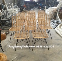 6 Ghế mây chân sắt