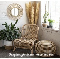 Ghế mây tự nhiên đọc sách phòng ngủ