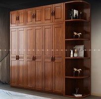 Tủ Quần Áo Gỗ Sồi Tự Nhiên Phong Cách Tối Giản - TATN044