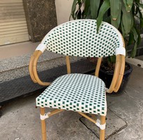 3 Ghế cafe mây nhựa khung nhôm