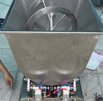 Máy chiết rót dịch sệt, máy chiết dịch đặc 2 vòi chiết, máy chiết rót sate tương đặc