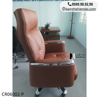 2 Ghế lãnh đạo nệm da ngả lưng có gác chân cao cấp CR06002-P tại HCM