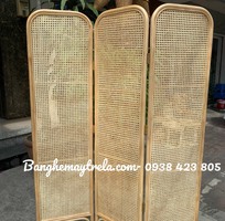 Bình phong mây tự nhiên mắt cáo