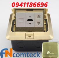 2 Phân phối Ổ cắm âm sàn 4 cổng mạng RJ45-RJ11 hãng Ancomteck