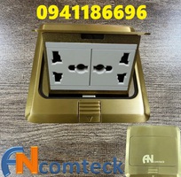 1 Phân phối Ổ cắm âm sàn 4 cổng mạng RJ45-RJ11 hãng Ancomteck