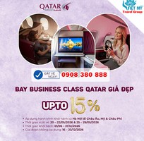 Đặt vé Business Class Qatar Airways giảm đến 15