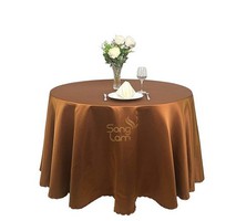 Kích thước khăn trải bàn tròn chuẩn   Cách chọn đúng size cho từng loại bàn