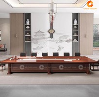 1 Bàn Họp Gỗ Tự Nhiên Lớn Sang Trọng Cho Phòng Họp Cao Cấp