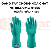 2  Găng Tay Nitrile GMG N1555 Chống Hóa Chất   Lựa chọn đáng tin cậy cho môi trường công nghiệp