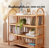 2 Kệ mây tự nhiên- Kệ sách báo mây tre
