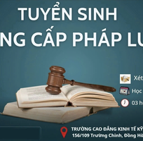 Tuyển Sinh Lớp Trung Cấp Pháp Luật