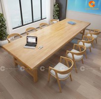2 Bàn Họp Gỗ Tự Nhiên Hiện Đại Cho 10 Người
