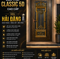 Cửa thép Clasic 5D cao cấp   Mẫu hải đăng