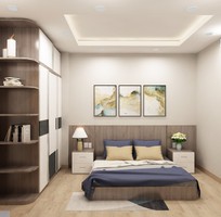 Combo Giường Tủ Phòng Ngủ Hiện Đại Tone Gỗ Trắng