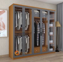 2 Tủ Quần Áo Cánh Kính Cánh Mở Hiện Đại - TAK01