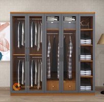1 Tủ Quần Áo Cánh Kính Cánh Mở Hiện Đại - TAK01