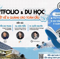 DpiCENTER - Workshop : PORTFOLIO   Du học ngành thiết kế   Quảng cáo toàn cầu