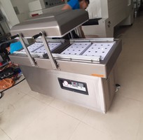 1 Máy hút chân không buồng đôi, máy hút chân không cho hải sản, máy hút chân không hạt nông sản