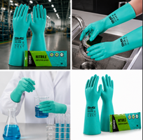 1  Găng Tay Nitrile Chống Hóa Chất GMG N1555   Bảo Vệ Đôi Tay Trong Môi Trường Công Nghiệp