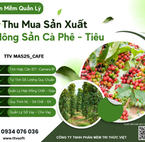 Phần mềm thu mua cà phê   tiêu