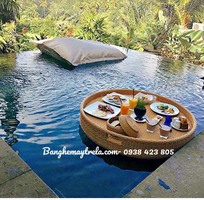 Khay nổi đồ ăn hồ bơi