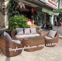 4 Sofa sò mây nhựa