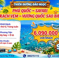 1 Phú Quốc - Safari Rạch Vẹm 3N2Đ SGC