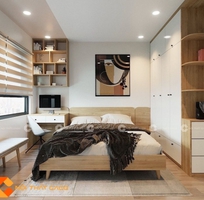 Combo Phòng Ngủ Gỗ Công Nghiệp MDF Màu Vàng Vân Gỗ