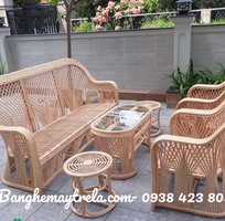 2 Sofa salon mây tự nhiên