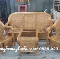 4 Sofa salon mây tự nhiên