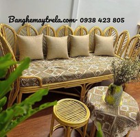 3 Băng ghế mây tự nhiên cánh hoa