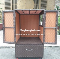 1 Tủ đựng đồ mây nhựa
